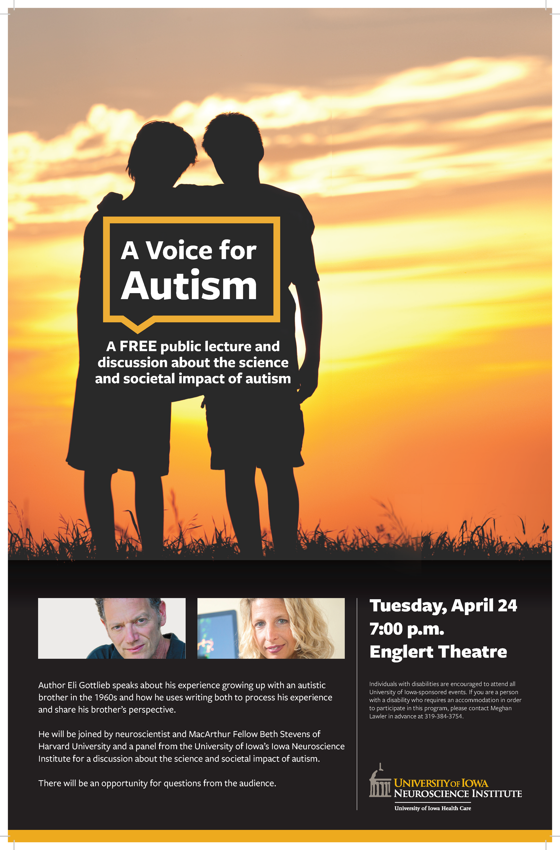 Voice for Autism event poster