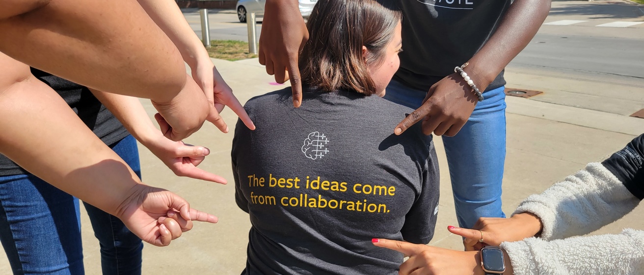 INI "Best ideas come from collaboration" shirt