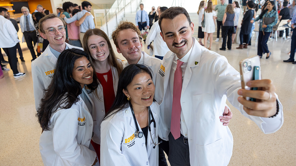 Medical student white coat ceremony